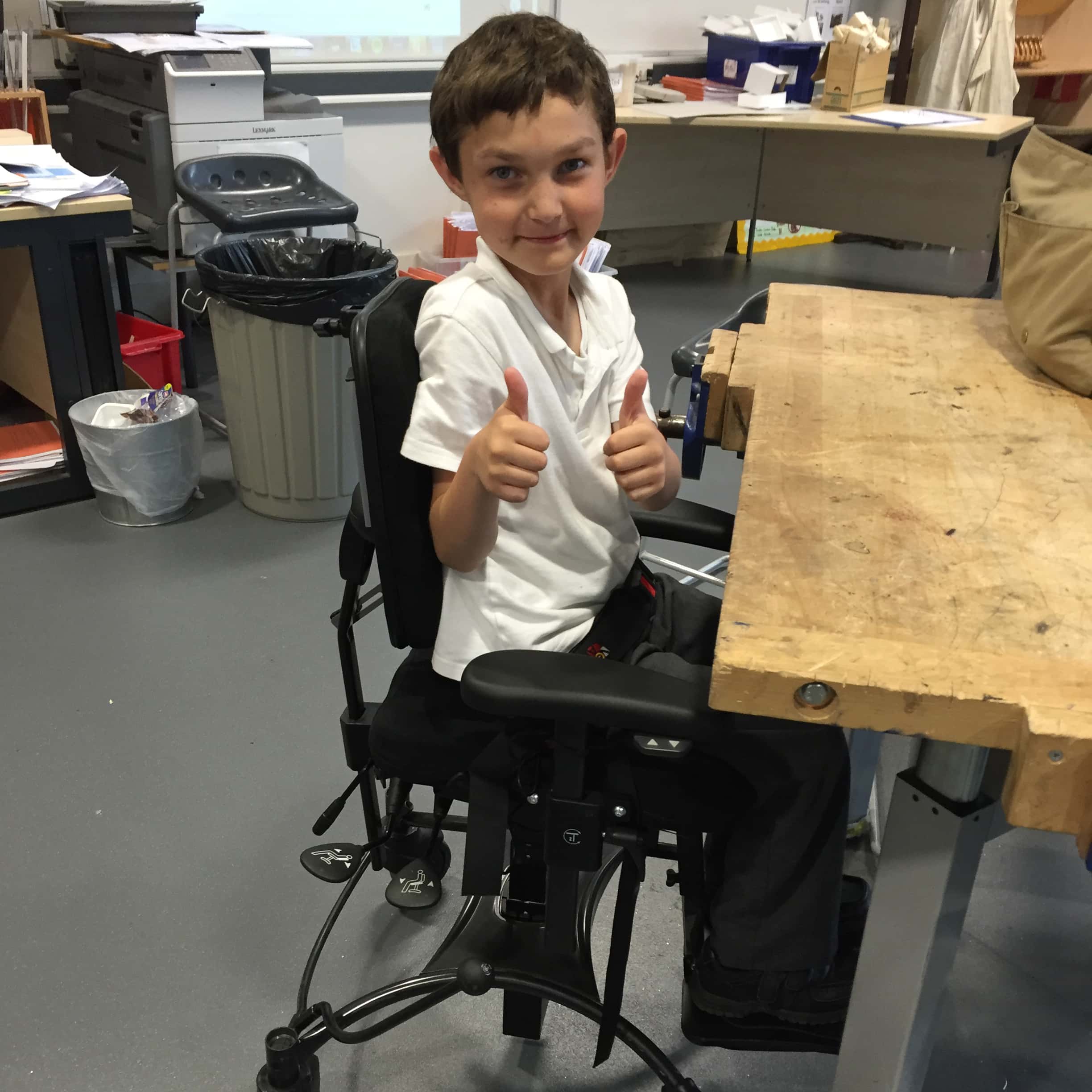 Adaptive seating chairs for children with special needs in classrooms