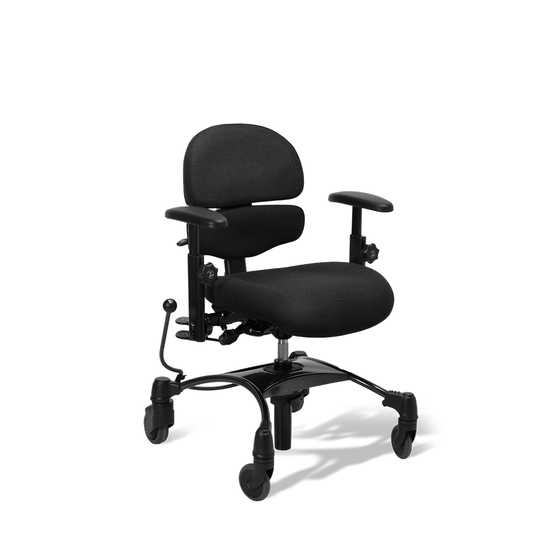 VELA Tango 500 front-right - chair with wheels and a brake