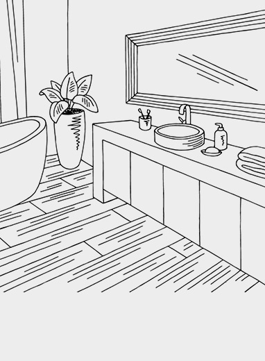 bath sink icon