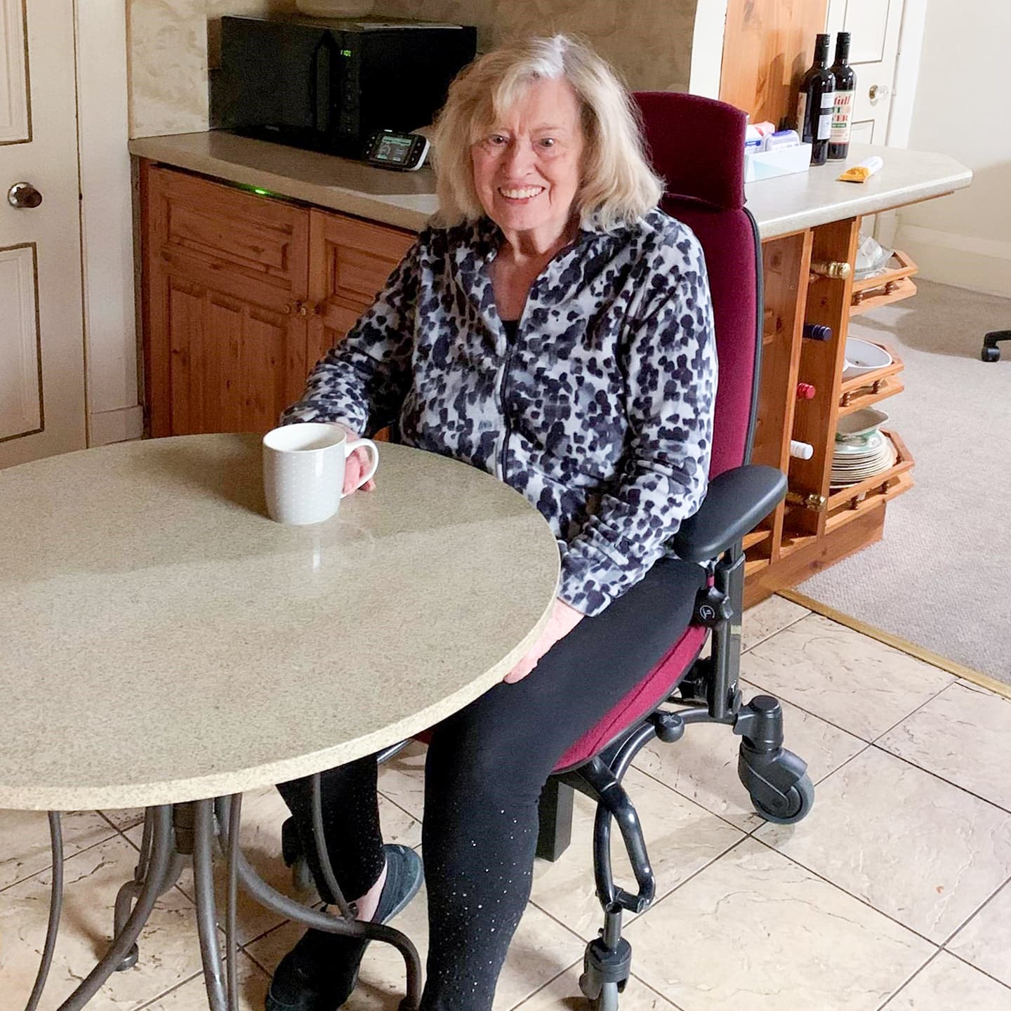 Visual impairment - blindness and a VELA chair - living with a disability